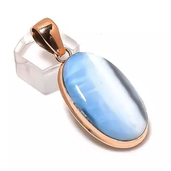 Подвеска из натурального драгоценного камня Owhyee Opal Handmade из меди 2,09 дюйма g5j92