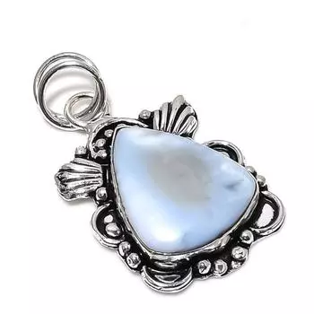 Подвеска из натурального опала Owhyee из стерлингового серебра 925 пробы ручной работы 1,89 дюйма Y0G57