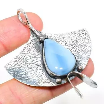 Подвеска из натурального опала Owhyee из стерлингового серебра 925 пробы, ручная работа, 2,56 дюйма, r1I39