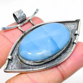 Подвеска из натурального опала Owhyee из стерлингового серебра 925 пробы, ручная работа, 1,81 дюйма, l7l94