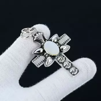 Подвеска из натурального перламутра, подвеска из стерлингового серебра 925 пробы, подвеска из жемчужного ювелирного ожерелья, подарки на День святого Валентина, подарок ей на День матери 2.55 белый