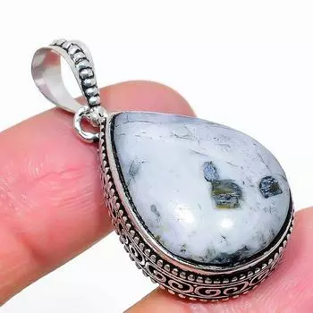 Подвеска из натурального радужного лунного камня из стерлингового серебра 925 пробы 1,62 дюйма M1k46