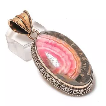 Подвеска из натурального родохрозита из меди ручной работы 2,29 дюйма d3z60