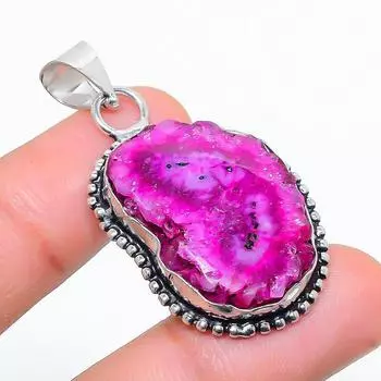 Подвеска из натурального розового солнечного кварца из стерлингового серебра 925 пробы 1,77 o8H41