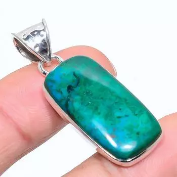 Подвеска из натурального шаттукита и лазурита из стерлингового серебра 925 пробы 1,77 дюйма r6l87