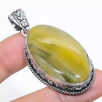 Подвеска из натурального шмеля из яшмы ручной работы из стерлингового серебра 925 пробы 2,17 дюйма i2E76