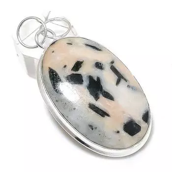 Подвеска из натурального зеленого турмалина из стерлингового серебра 925 пробы 2,36 дюйма k8c88