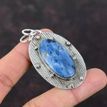 Подвеска из Питерсайта, антикварные ювелирные изделия ручной работы, подвеска из стерлингового серебра 925 пробы, красивый серебряный драгоценный камень, подарок для матери, ювелирные изделия из Питерсайта