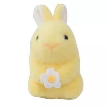 Подвеска из плюша в виде кролика из полипропилена и хлопка, мягкие игрушки, брелок в виде кролика, украшения для рюкзака белый