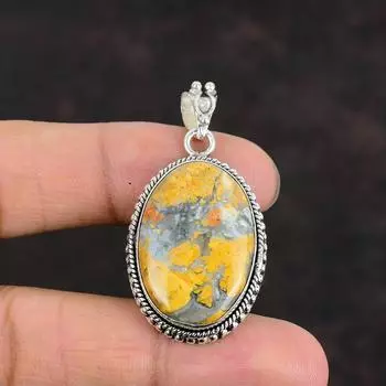 Подвеска из яшмы Малигано, подвеска из натурального драгоценного камня, подвеска ручной работы из стерлингового серебра 925 пробы, подвеска из яшмы Малигано, ювелирные изделия для нее, подарки для мамы