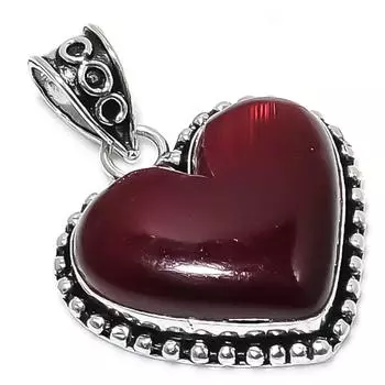 Подвеска из серебра 925 пробы с красным лабрадоритом, ручная работа, 1,73 дюйма V3P08