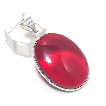 Подвеска из серебра 925 пробы с натуральным гранатом, ручная работа, 1,85 дюйма, g0Z89