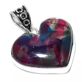 Подвеска из серебра 925 пробы с несколькими драгоценными камнями лабрадорита ручной работы 1,65 дюйма v0Y03