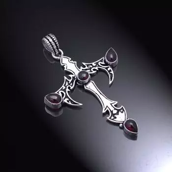 Подвеска из серебра 925 пробы с розовым аметистом, ручная работа, 2,50 дюйма U2P47