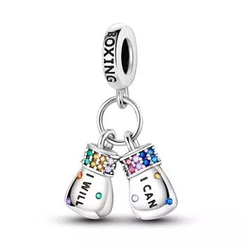 Подвеска из серебра 925 пробы с сердцем и крыльями ангела, подходит для брендовых бусин, браслета, ожерелья, подвески, ювелирные изделия