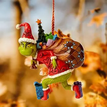 Подвеска из смолы для рождественской елки, подвесные рождественские украшения, подвесные подвески для рождественских украшений, товары для рождественской вечеринки