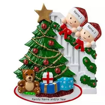 Подвеска из смолы с фамильными благословениями, рождественскими украшениями в виде елки One Size