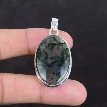 Подвеска из солнечного мохового агата, подвеска из натурального драгоценного камня, ручная работа, достойное ювелирное изделие, подвеска из стерлингового серебра 925 пробы, новейший дизайн, подвеска, подарки для матери