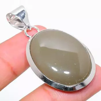 Подвеска из стерлингового серебра 925 пробы с натуральным аквамарином ручной работы 1,89 дюйма i8o84