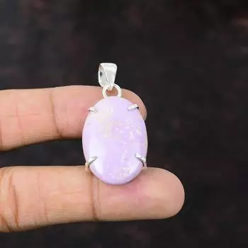 Подвеска из стерлингового серебра 925 пробы с фосфосидеритом. Совершенно новые ювелирные изделия ручной работы. Антикварный кулон. Ювелирные изделия из драгоценных камней. Подарок для жены. Уникальный кулон.