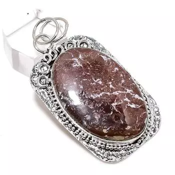 Подвеска из стерлингового серебра 925 пробы с драгоценным камнем Боулдер Опал 2,36 дюйма V3C69