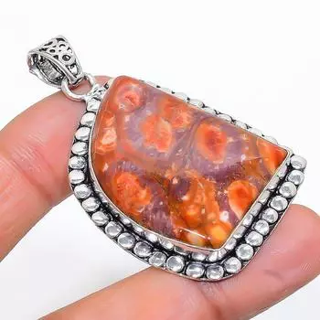 Подвеска из стерлингового серебра 925 пробы с натуральной бабочкой ручной работы 2,05 дюйма J3f26