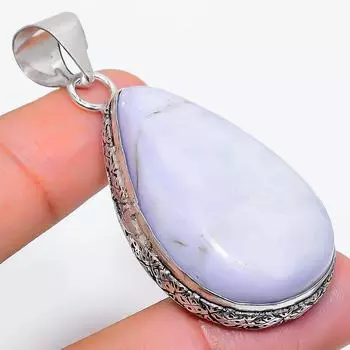 Подвеска из стерлингового серебра 925 пробы с натуральным радужным лунным камнем 2,21 дюйма B2c61