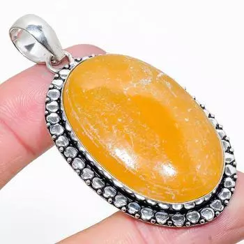 Подвеска из стерлингового серебра 925 пробы с натуральным септерианским нудалем 2,48 дюйма E6M17