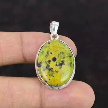Подвеска из стихтита, ювелирные изделия из настоящего драгоценного камня, подвеска из стерлингового серебра 925 пробы, подвеска ручной работы, дизайнерский ювелирный подарок для друга, ювелирные изделия из стихтита