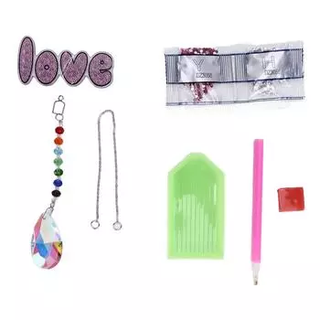 Подвеска Изысканный акриловый хрустальный кулон Love настенное украшение