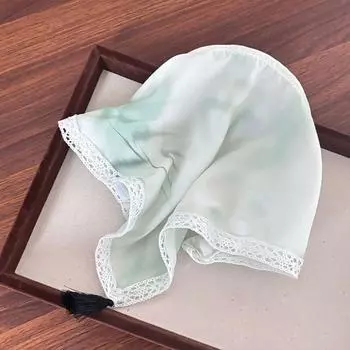 Подвеска-кисточка в китайском стиле, шарф для волос с кружевным принтом, треугольная повязка для волос, ремешок для улицы style2