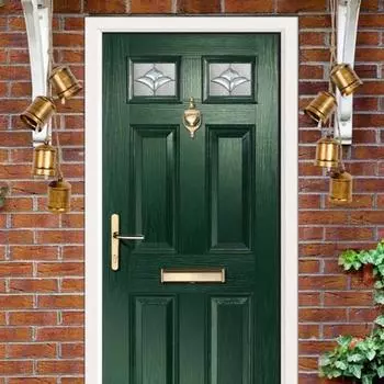 Подвеска-колокольчик, художественный колокольчик ветра, винтажный стиль, потертый металлический коровий колокольчик для дома, уличного украшения сада серебряный