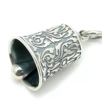 Подвеска-колокольчик из серебра 925 пробы, верхний мм, арабеска, подвеска [Silver One] для мужчин