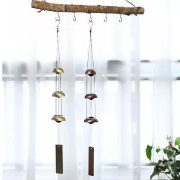 Подвеска «Колокольчик ветра», ясный голос, изысканный, прочный, винтажный, декоративный, многослойный, «Благословение колокольчика ветра», домашний декор L