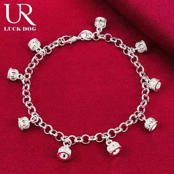 Подвеска-корона из стерлингового серебра 925 пробы с цирконием класса ААА, модные ювелирные изделия 20CM