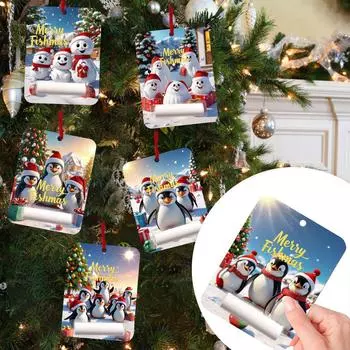 Подвеска-кошелек в виде рождественской елки Подвеска-сюрприз в виде шара Украшение для вечеринки One Size белый