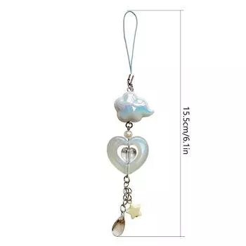 Подвеска Love Cloud Macaroon, брелок для ключей, цепочка для телефона, ремешок для камеры, анти-потеряшка, оригинальные украшения, аксессуары, подарок