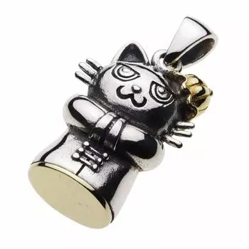 Подвеска Master Cat Silver p0700 [Cenote] [925 Аксессуары]