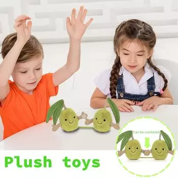 Подвеска Милая плюшевая игрушка Кукла Кукла One Size зелёный