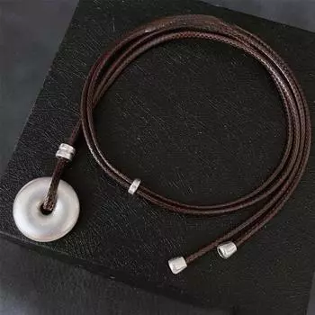 Подвеска модная бусина мирная одежда ожерелье парный стиль одежда подарок девушке на день святого валентина