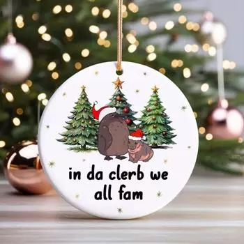 Подвеска Moo Deng Baby Pesto и украшение Moo Deng 2D акриловое мультяшное карликовое украшение в виде бегемота-пигмея, подарок на память для друзей семьи A