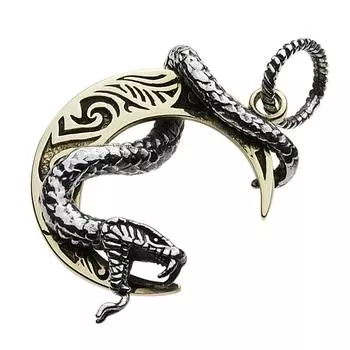 Подвеска Moon Snake Silver p0644 [Cenote] [925 Accessories]