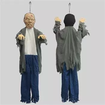 Подвеска на Хэллоуин, реквизит для украшения, скелет, страшный дом с привидениями, украшение для бара