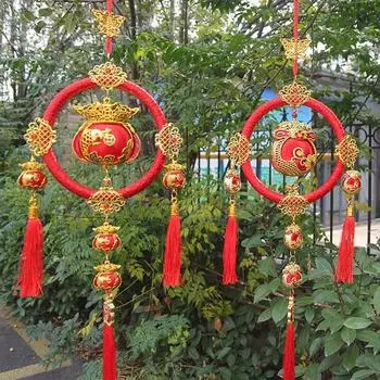 Подвеска на китайский Новый год 2025, год Змеи, подвесное украшение, весенний фестиваль, приносящий удачу
