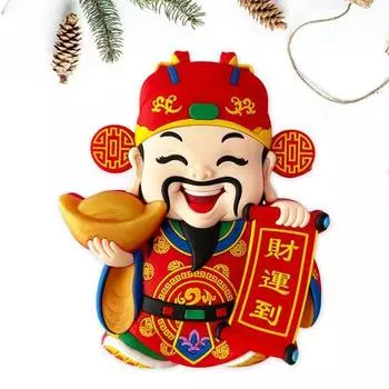 Подвеска на китайский Новый год, подвеска из акрила с надписью «Удача, фортуна», «Бог удачи, символ богатства», «Праздничная атмосфера», «Внутри и снаружи», «Подвеска» A