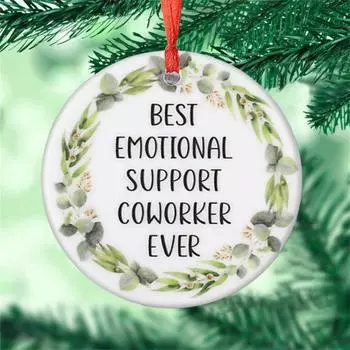 Подвеска на рождественскую елку, акриловое подвесное украшение со шнурком, легко подвешивается, прочное, универсальное рождественское украшение A