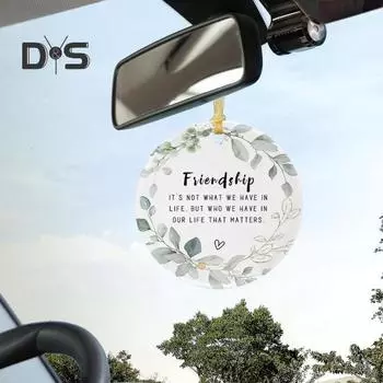 Подвеска на рождественскую елку, акриловое подвесное украшение со шнурком, легко подвешивается, прочное, универсальное рождественское украшение A