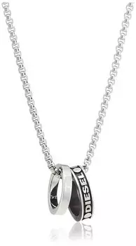 Подвеска на шею Diesel с двойным кольцом DX1168040 [предмет]