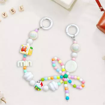 Подвеска на сумку-брелок с бусинами на день рождения, годовщину, день святого Валентина