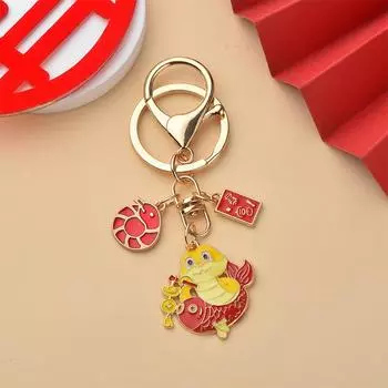 Подвеска на сумку «Год змеи» на Новый год в Китае, праздник весны, подарок B